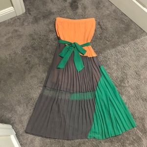 Strapless Midi Dress